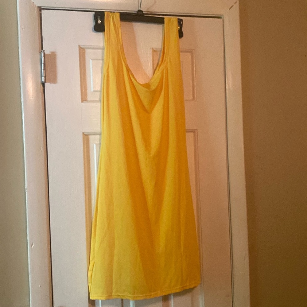 New yellow summer dress
